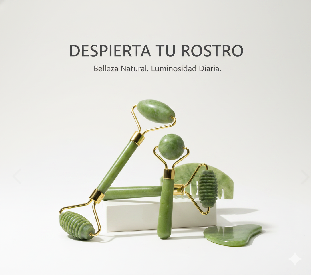Rodillo Antiarrugas Jade Natural X3