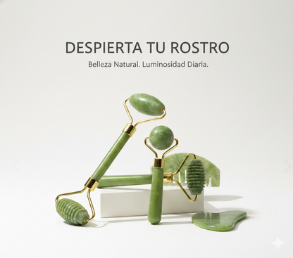 Rodillo Antiarrugas Jade Natural X3